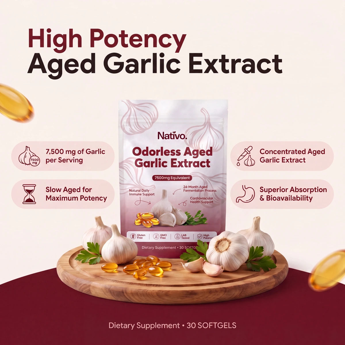 Odourless Aged Garlic Extract