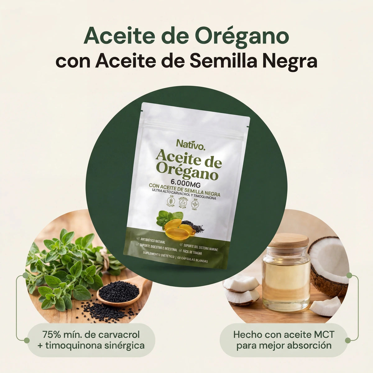 Aceite de Orégano 6000mg